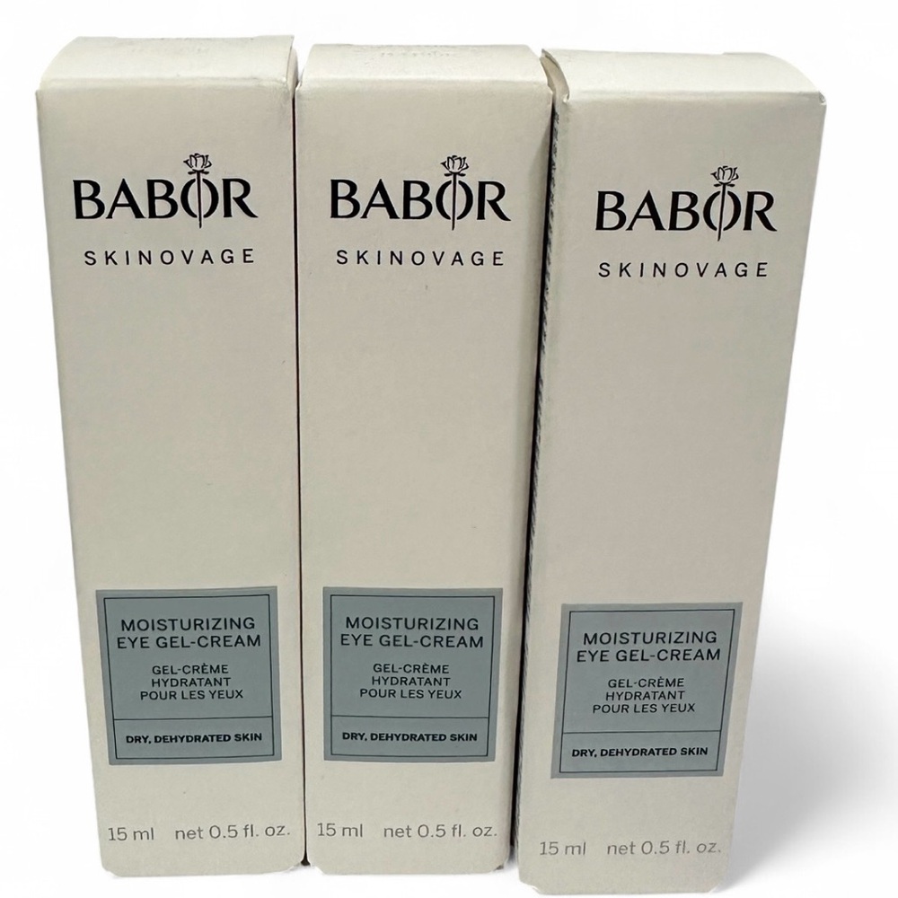 Babor Eye Cream Set of 3 Moisturizing Eye Gel Cream NEW
